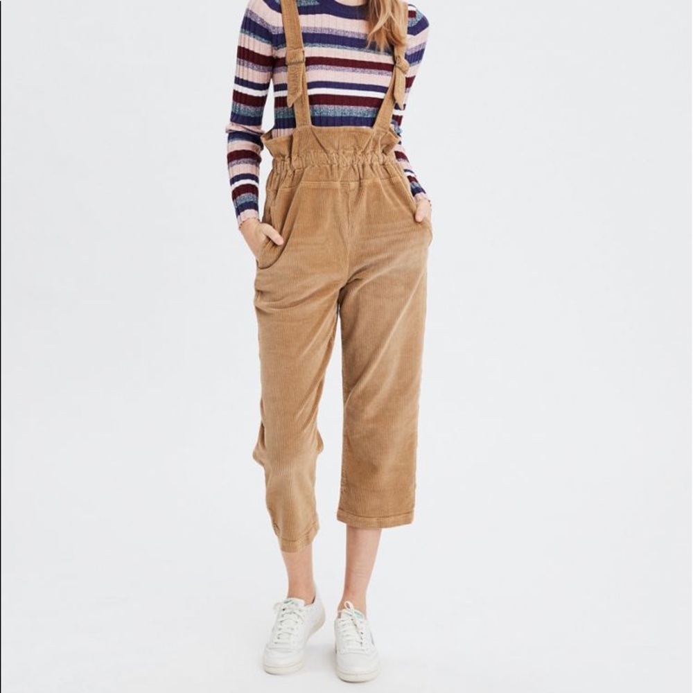American Eagle Corduroy Overalls — NEVER WORN —